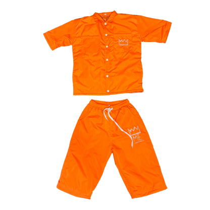 Orange CONVERTIBLE Windbreaker Set