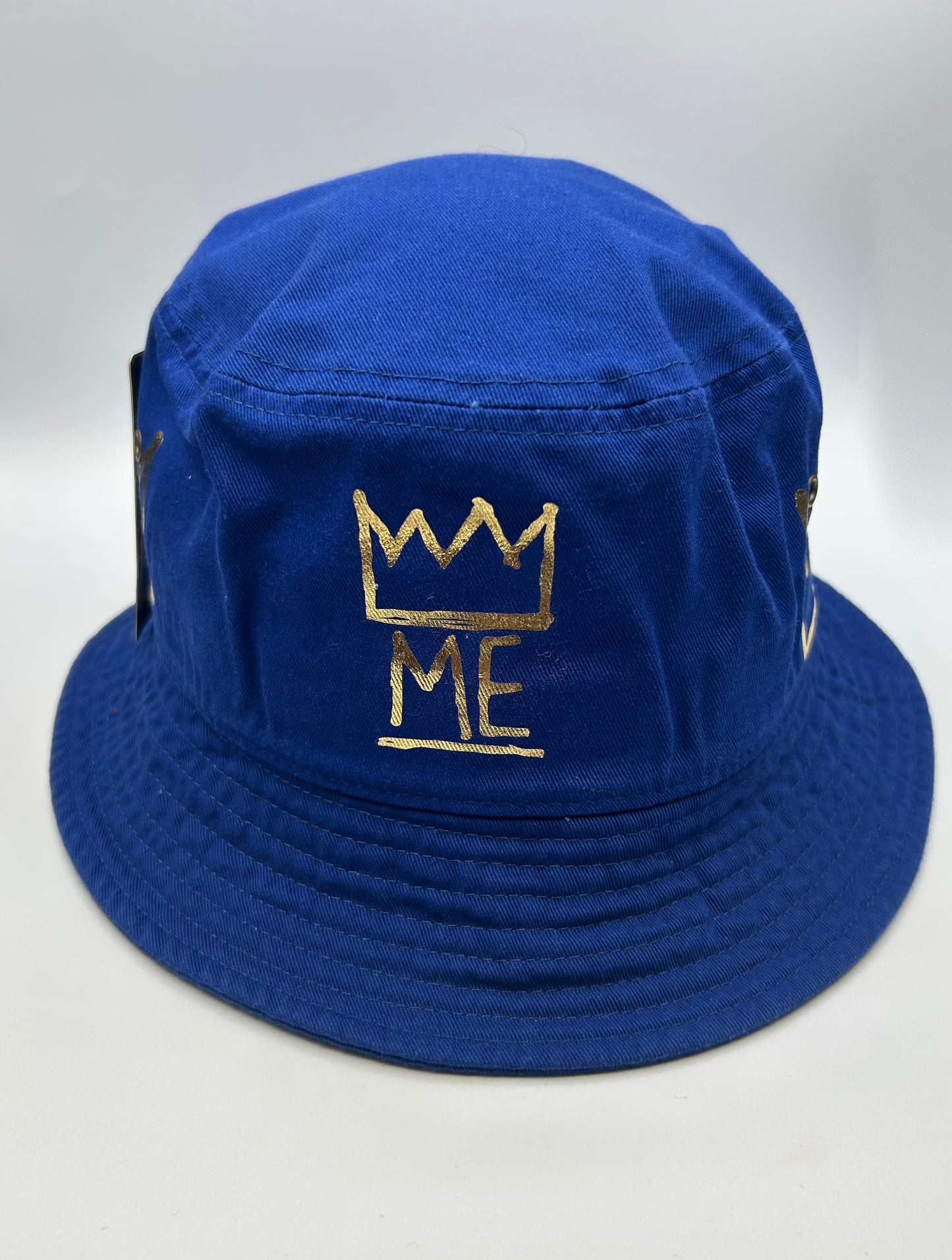 Royal Blue Bucket with Gold Krown