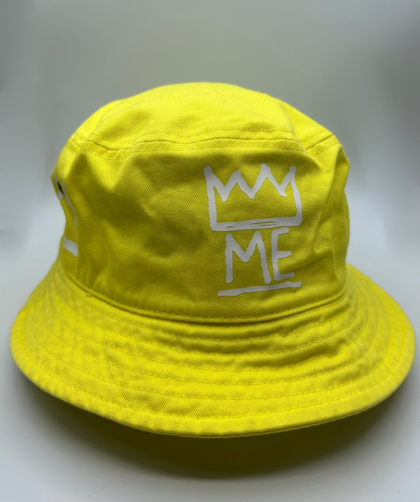 Yellow Bucket with White Krown