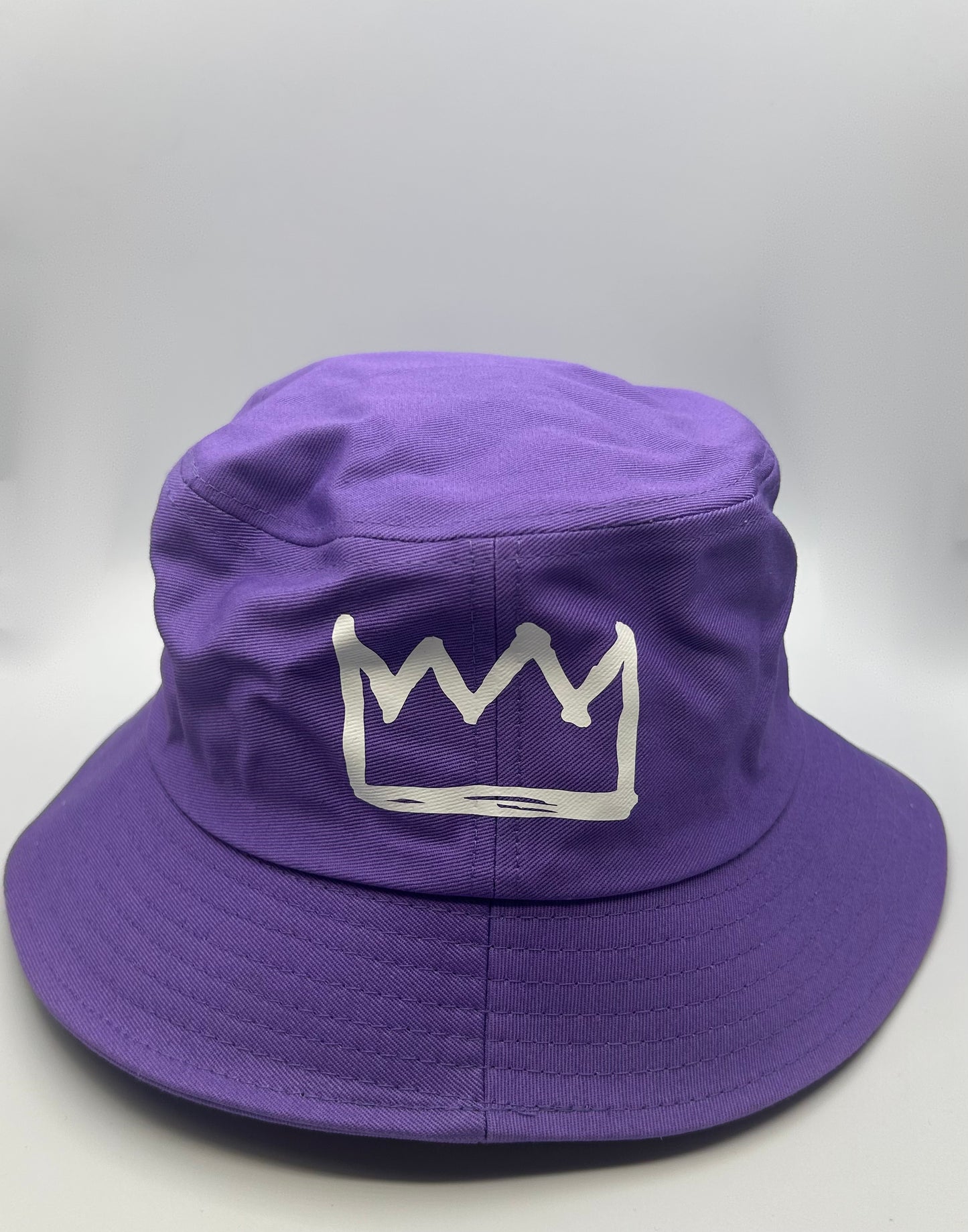 Royal Purple Bucket with White Krown