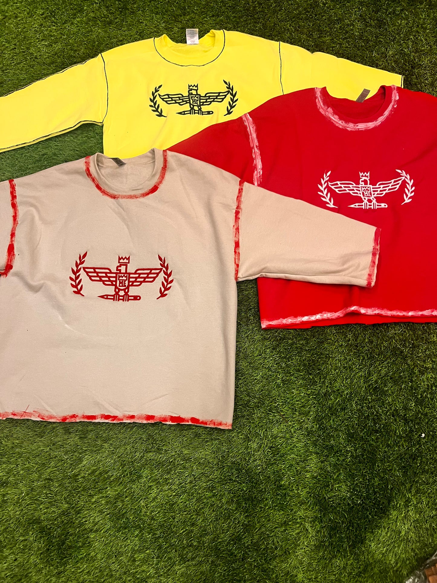 Neon Shirt with Black Fly Eagle Krown