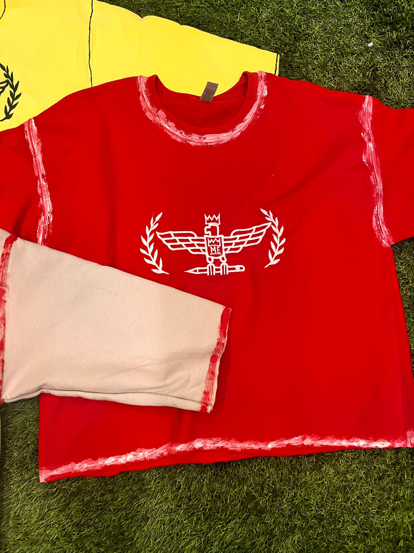 Red Shirt with White Fly Eagle Krown