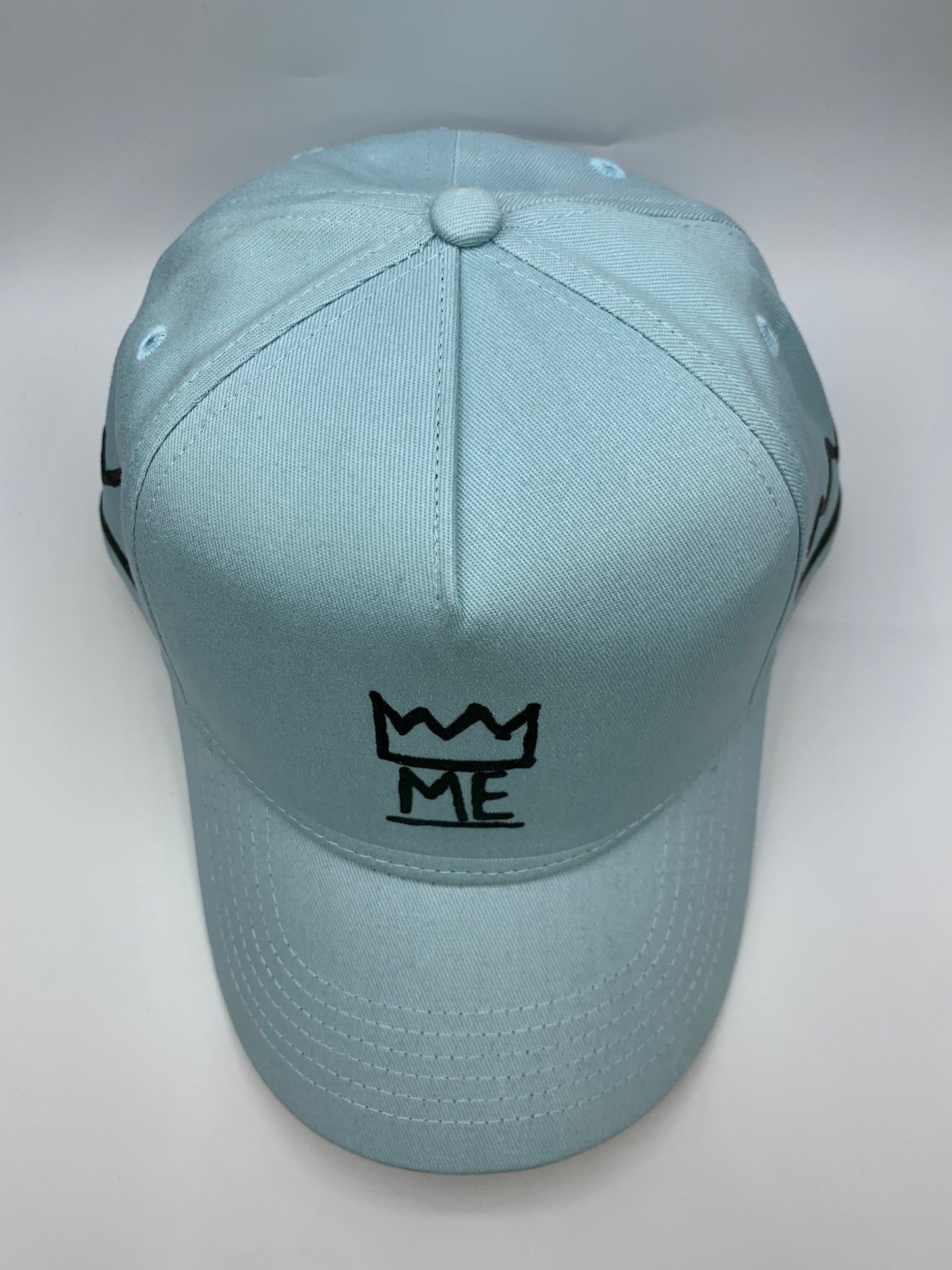 Blue Dad Hat with Brown Krown