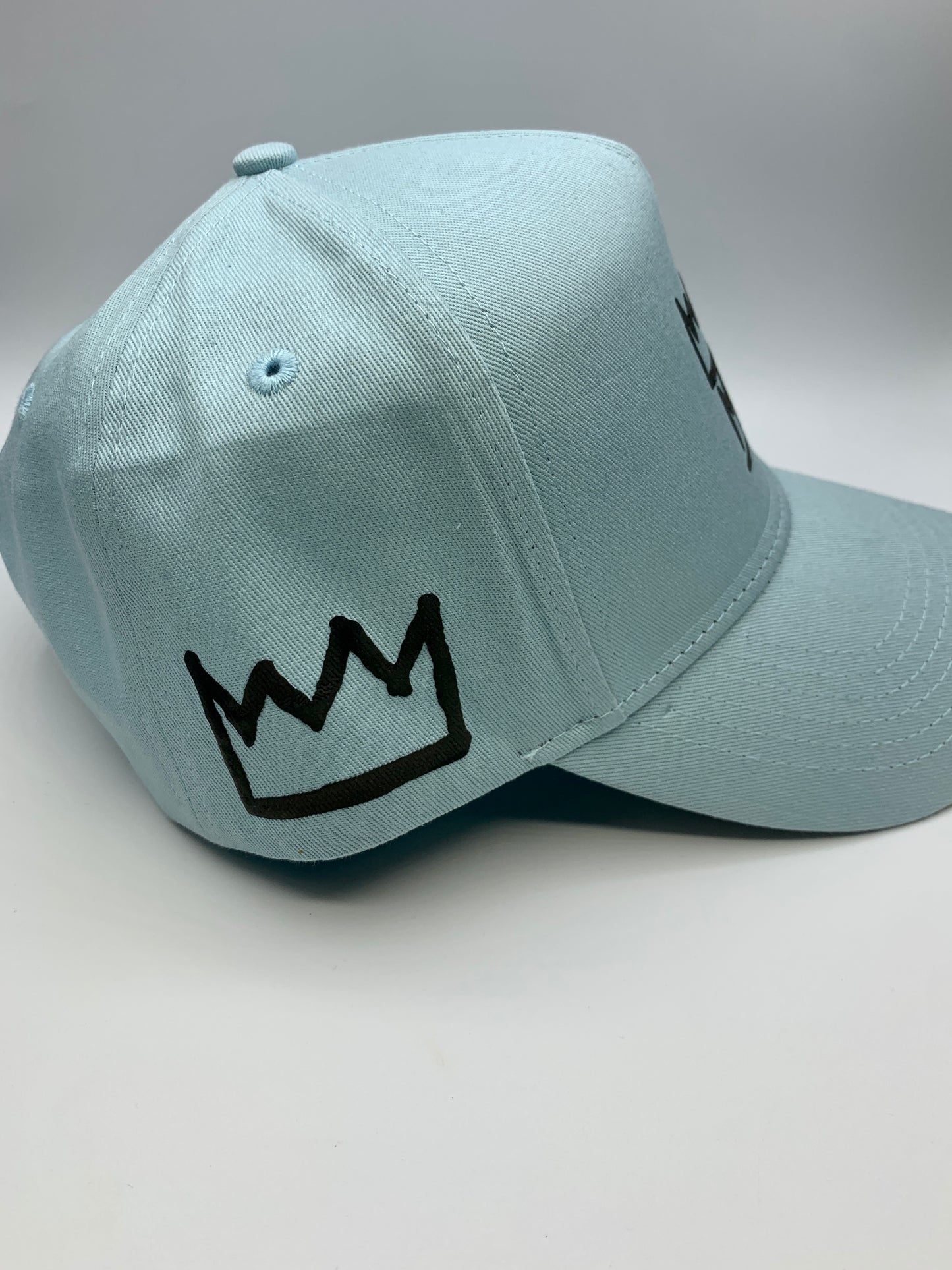 Blue Dad Hat with Brown Krown