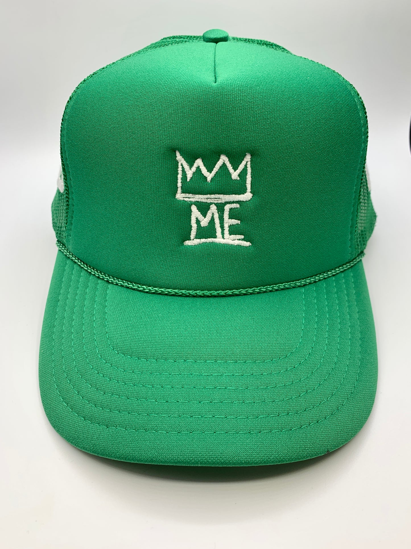 Green Trucker with White Krown