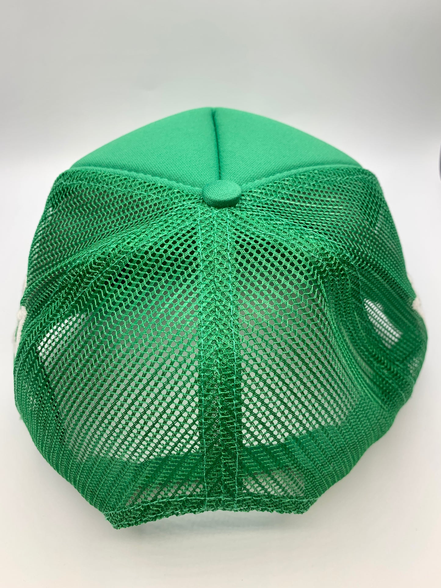 Green Trucker with White Krown