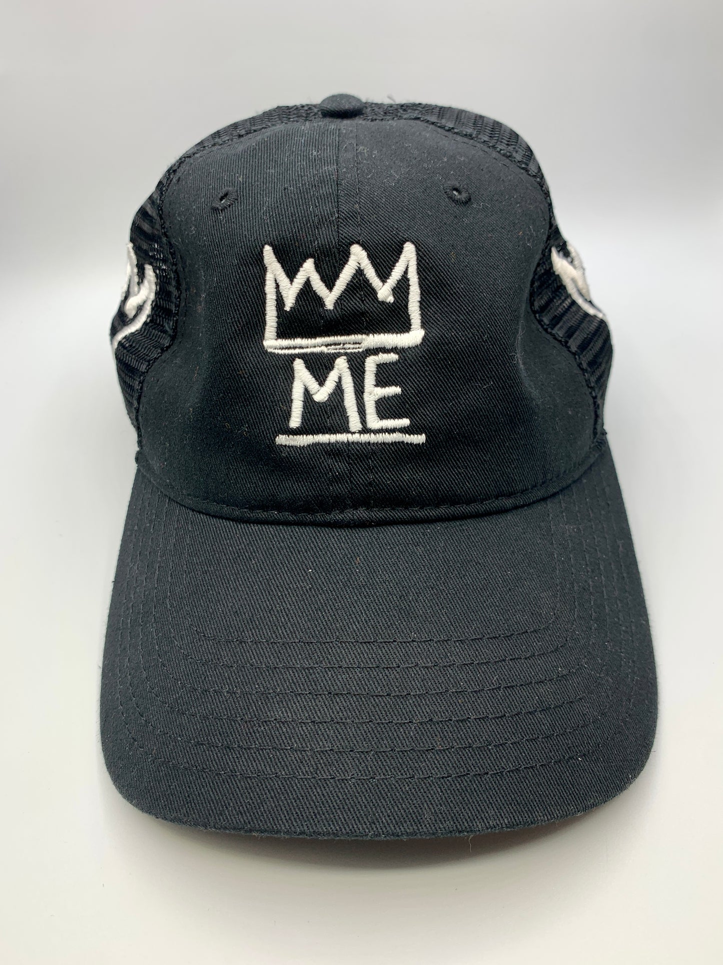 Black Dad Hat with White Krown