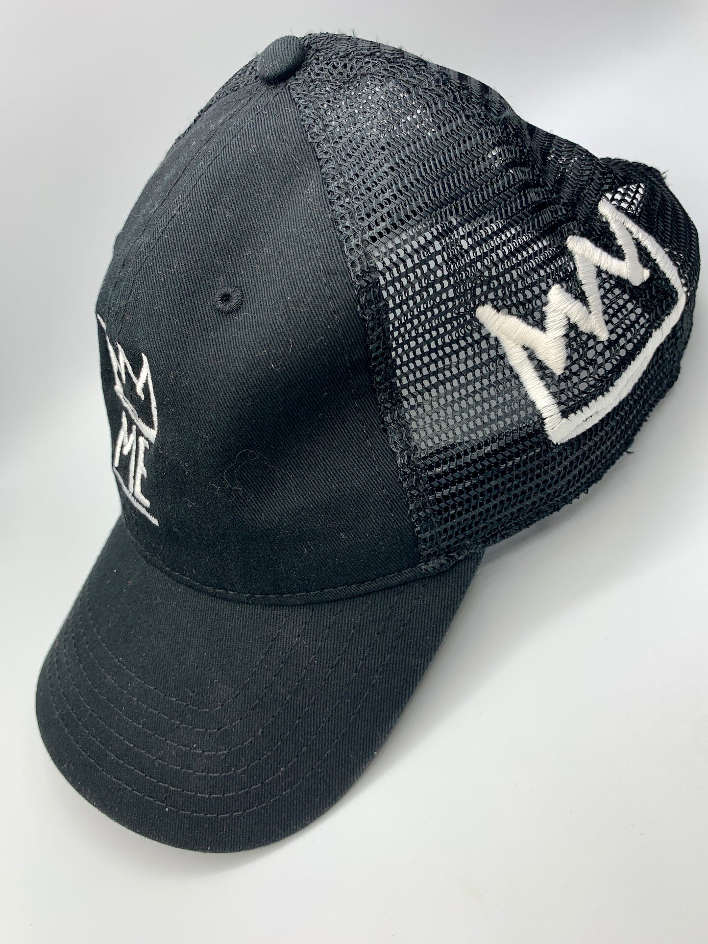 Black Dad Hat with White Krown