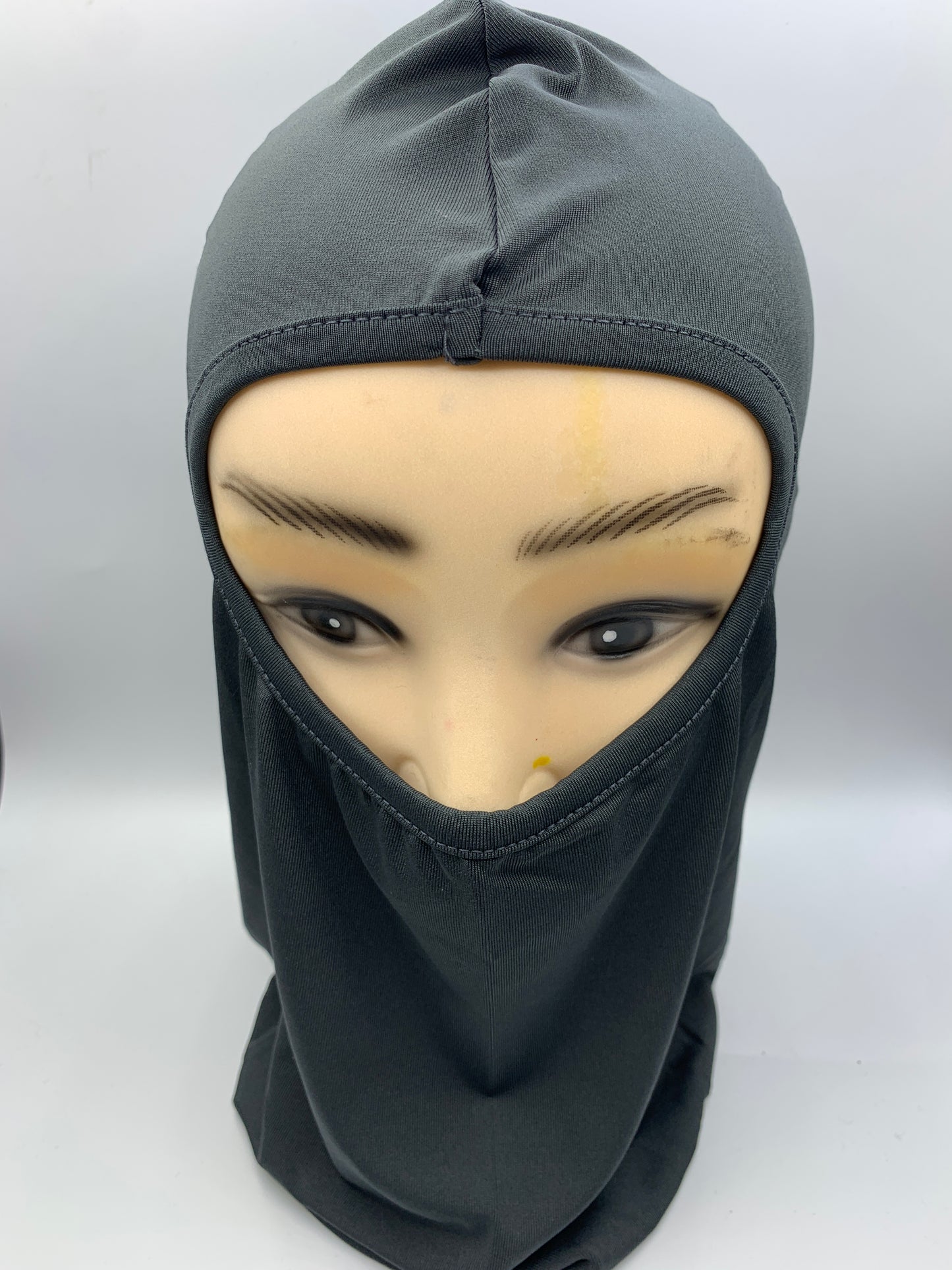 Dark Gray Shiesty Ski Mask with White Krown