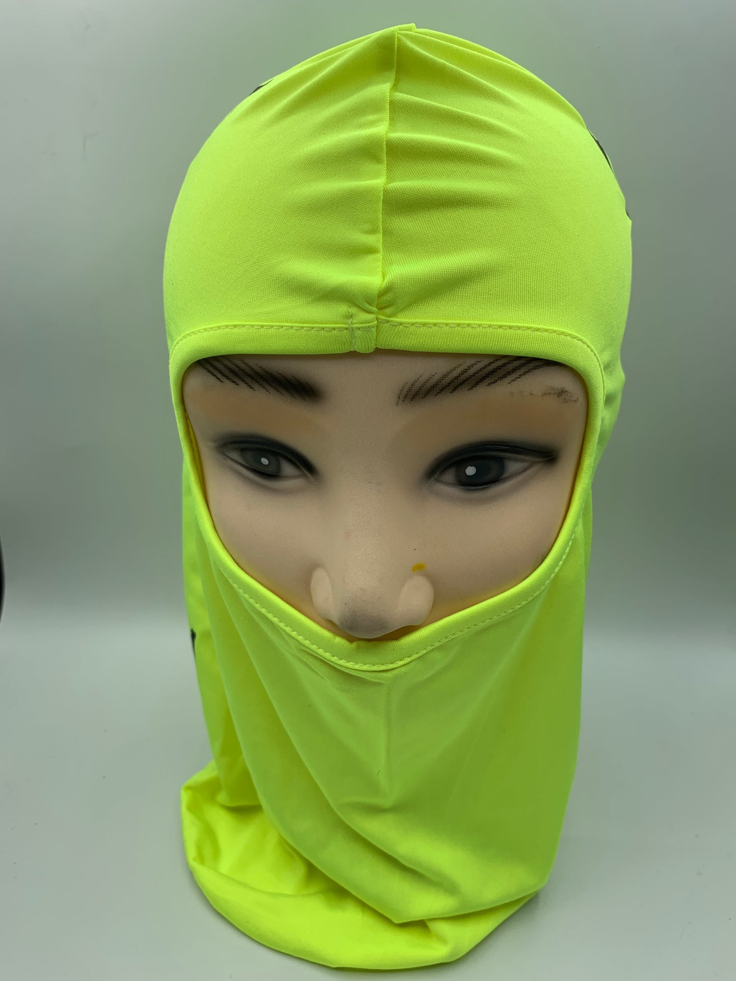 Neon Green Shiesty Ski Mask with Black Krown