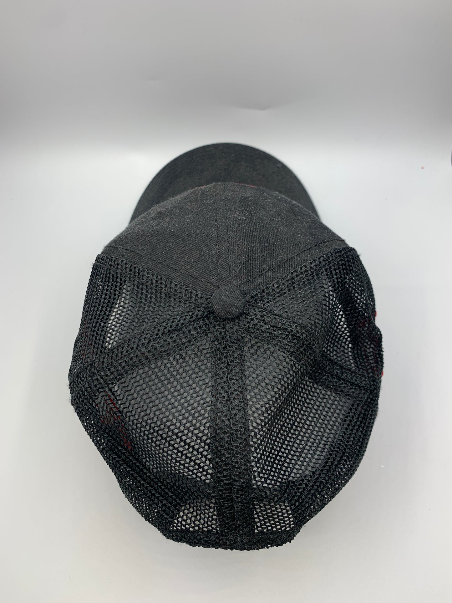 Black Dad Hat with Red Krown