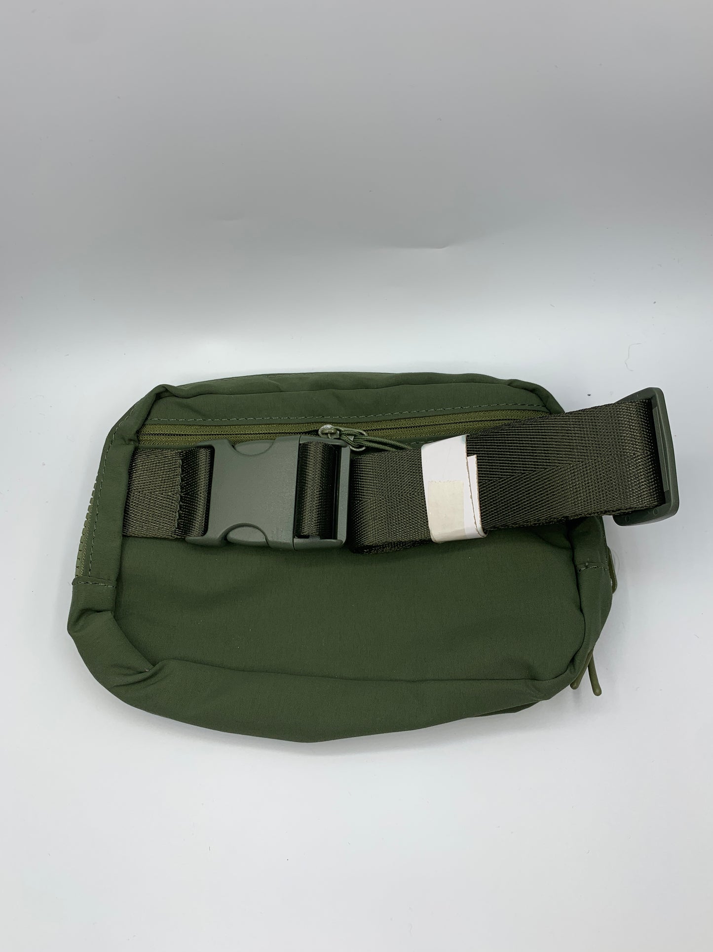 Green Adjustable Fanny Pack with White Krown