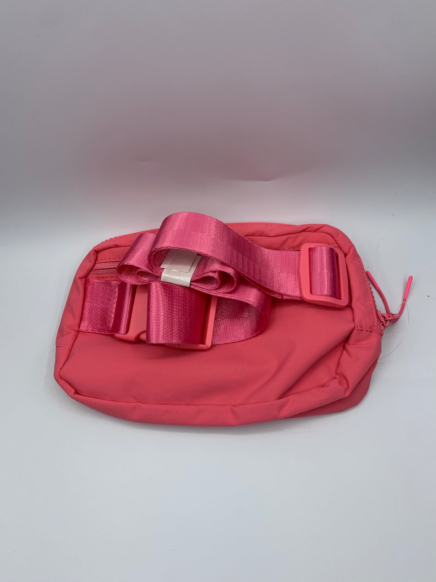 Pink Adjustable Fanny Pack with White Krown