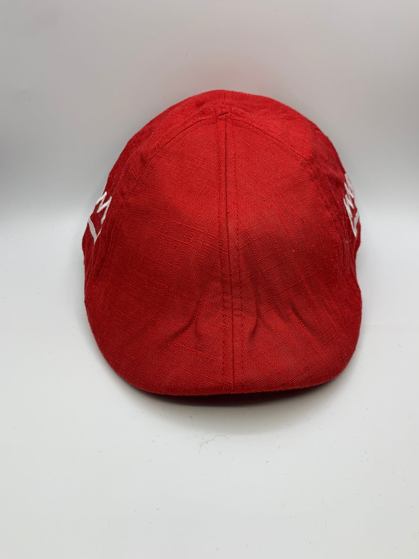 Red Beret Hat with White Krown