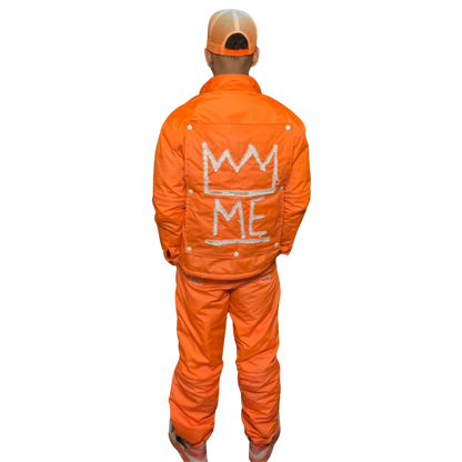 Orange CONVERTIBLE Windbreaker Set