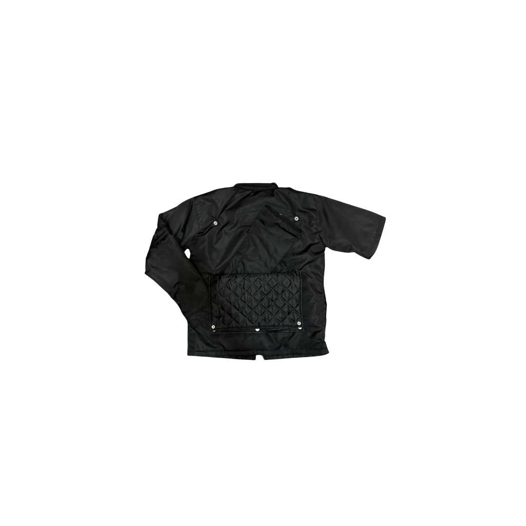 Black CONVERTIBLE Windbreaker Set