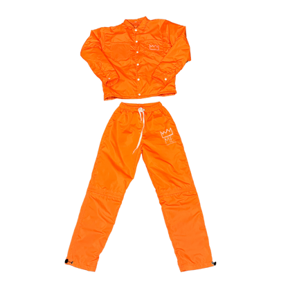 Orange CONVERTIBLE Windbreaker Set