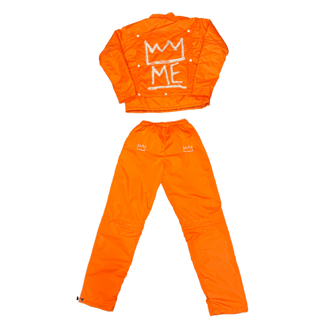 Orange CONVERTIBLE Windbreaker Set