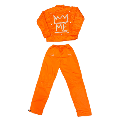 Orange CONVERTIBLE Windbreaker Set