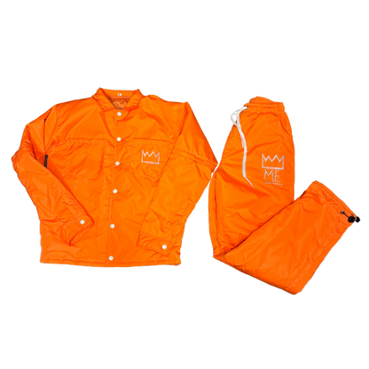 Orange CONVERTIBLE Windbreaker Set