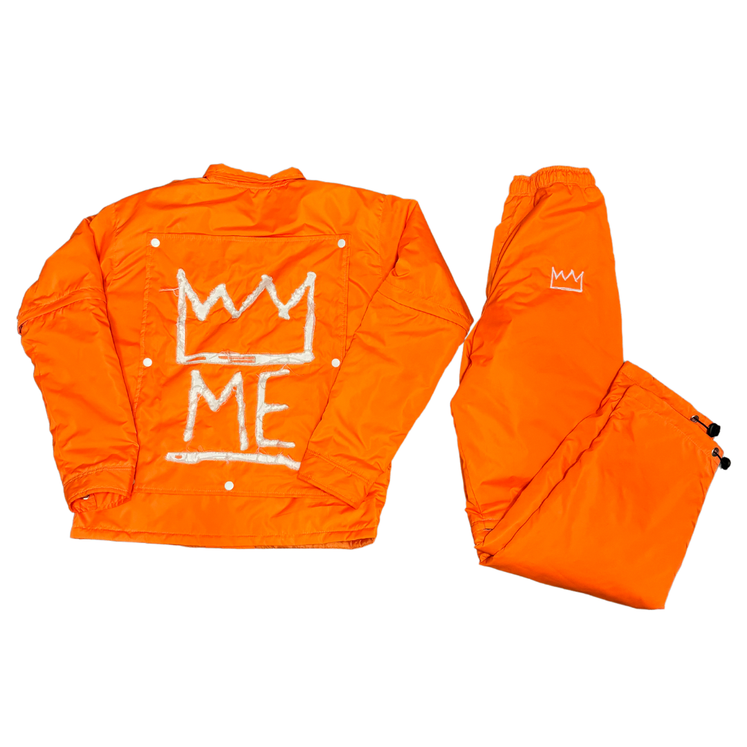 Orange CONVERTIBLE Windbreaker Set