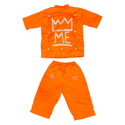 Orange CONVERTIBLE Windbreaker Set