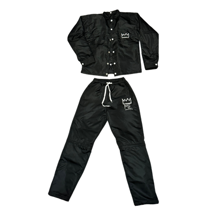 Black CONVERTIBLE Windbreaker Set