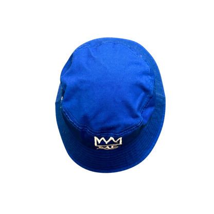 Royal Blue Bucket with White Krown