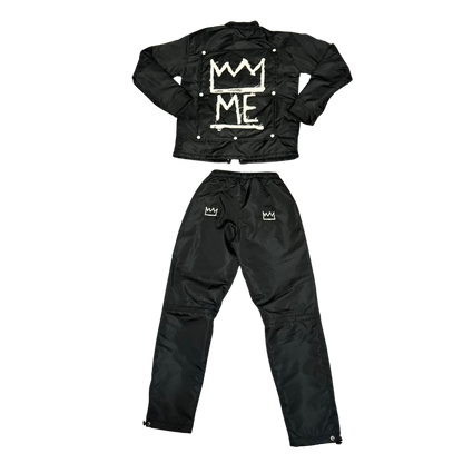 Black CONVERTIBLE Windbreaker Set