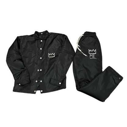Black CONVERTIBLE Windbreaker Set