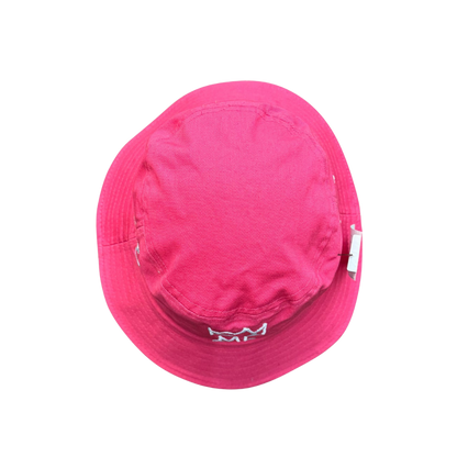 Hot Pink Bucket with White Krown