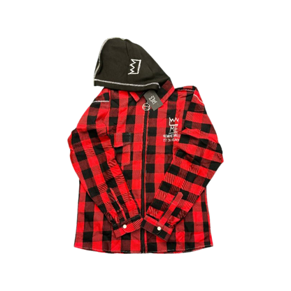 Red Plaid Unisex Hoodie Set (NOW AVAILABLE)