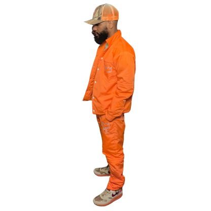 Orange CONVERTIBLE Windbreaker Set