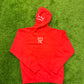 Red Hoodie with White Krown