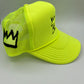 Neon Green Trucker with Black Krown