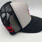 Black & Gray Trucker with Red Krown
